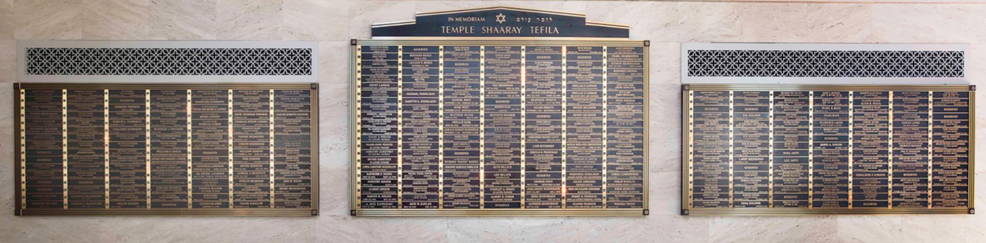 memorial plaque