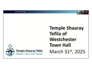 Temple Shaaray Tefila of Westchester Town Hall